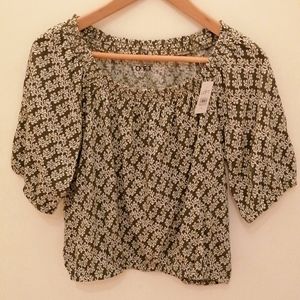 Loft women short sleeve top NWT